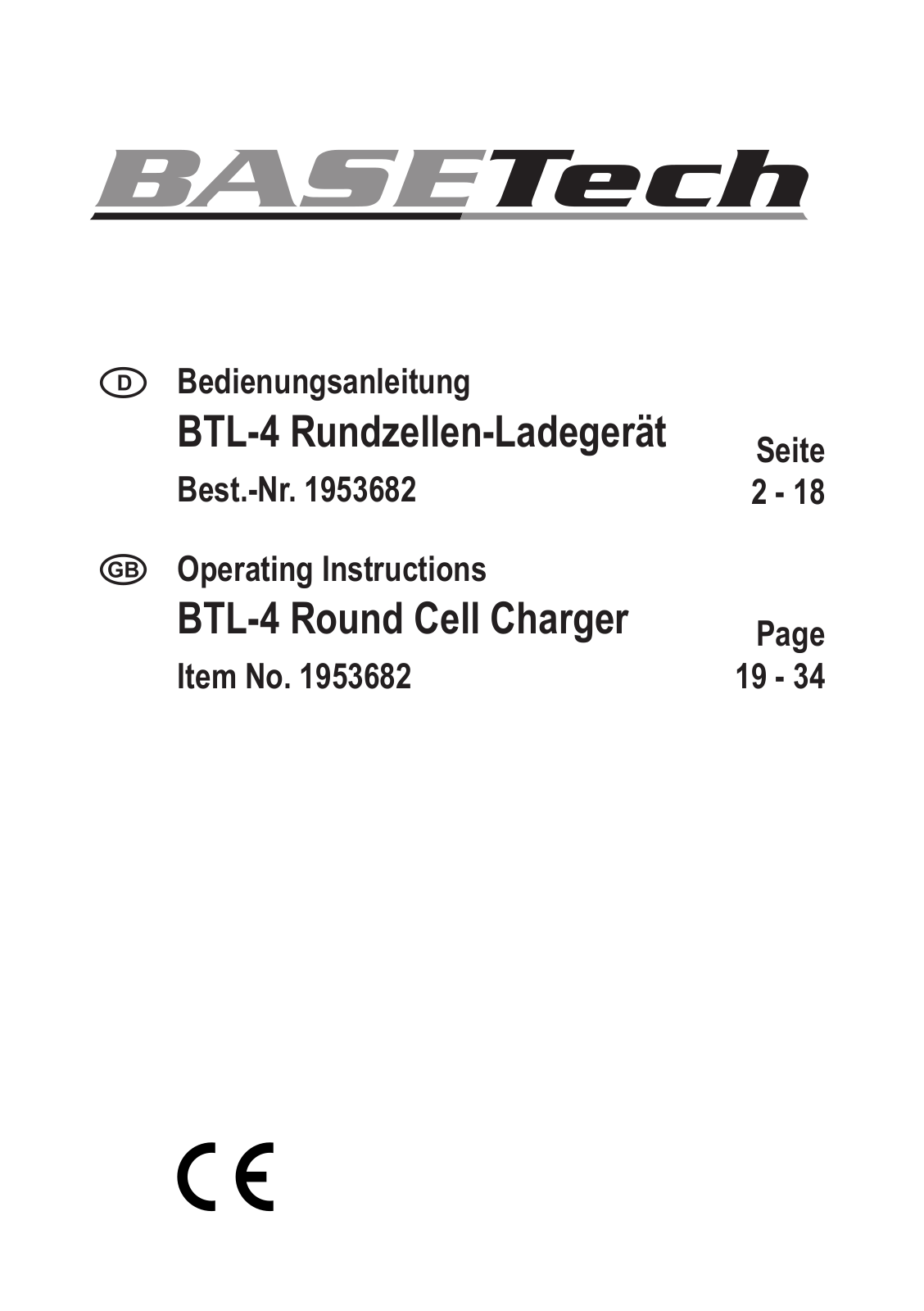 Basetech 1953682, BTL-4 User guide