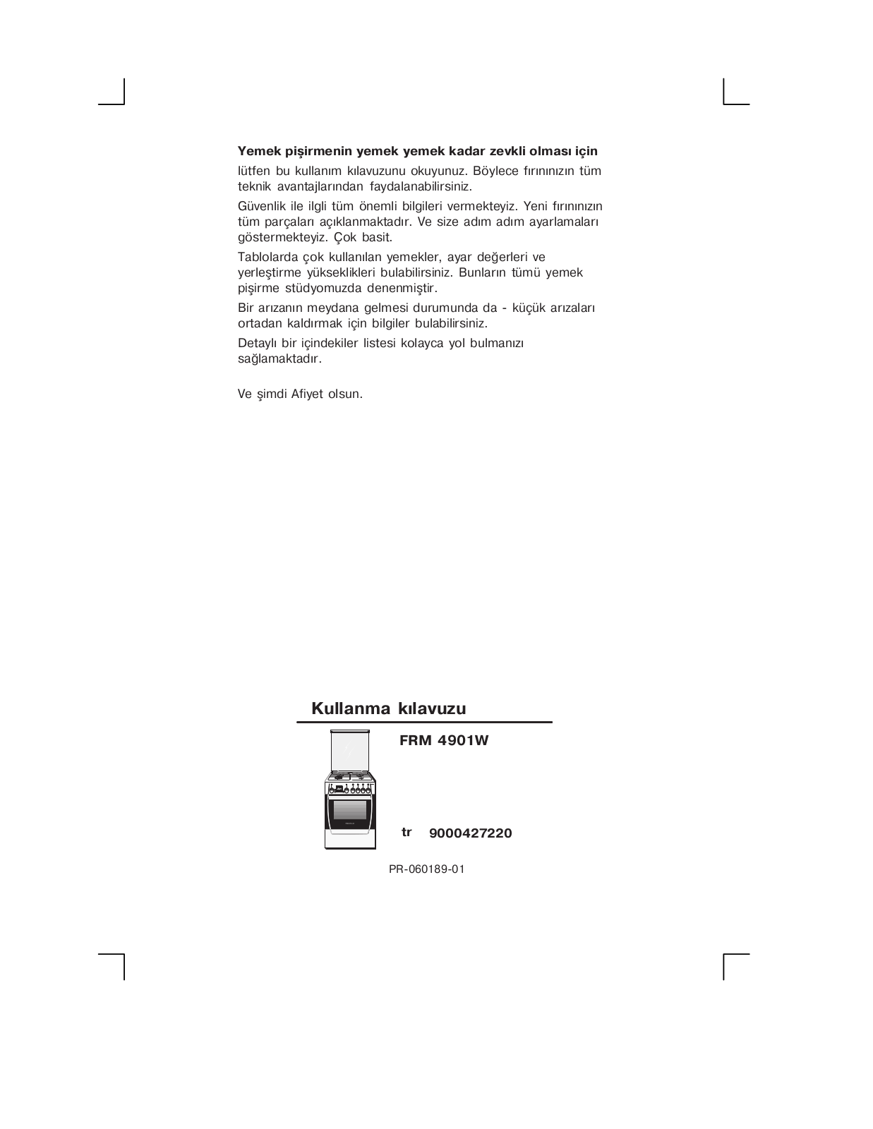 Siemens FRM4901W User Manual