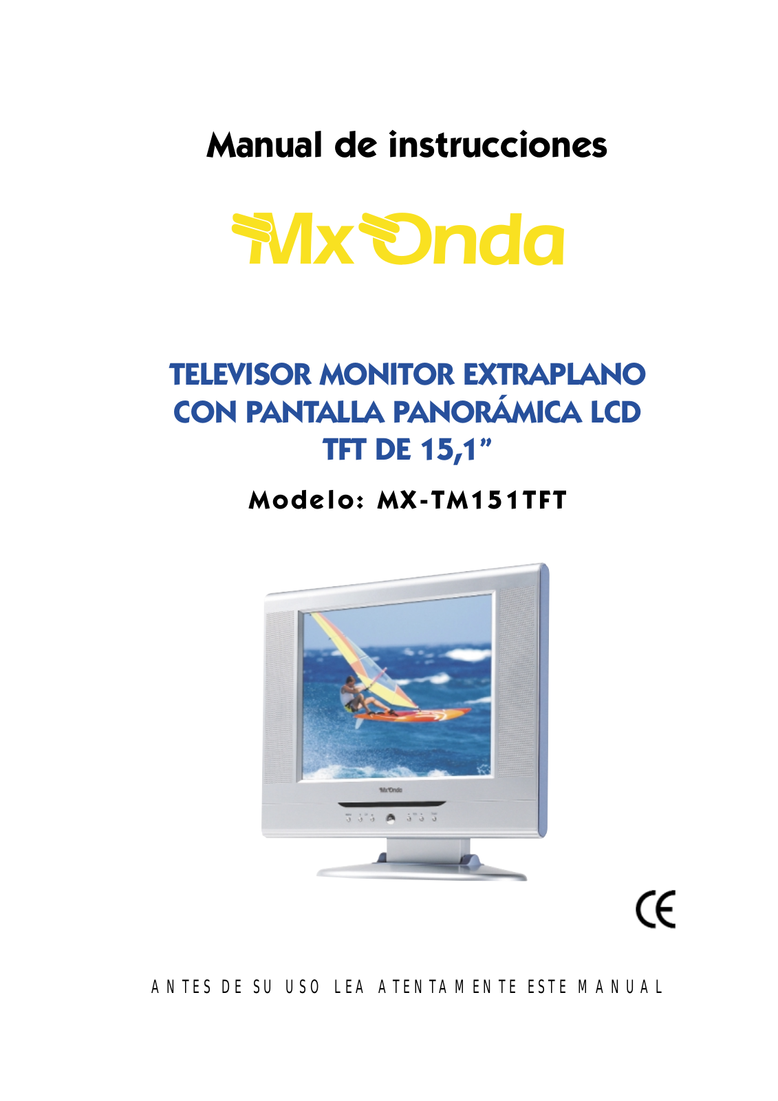 MxOnda MXTM151TFT User Manual