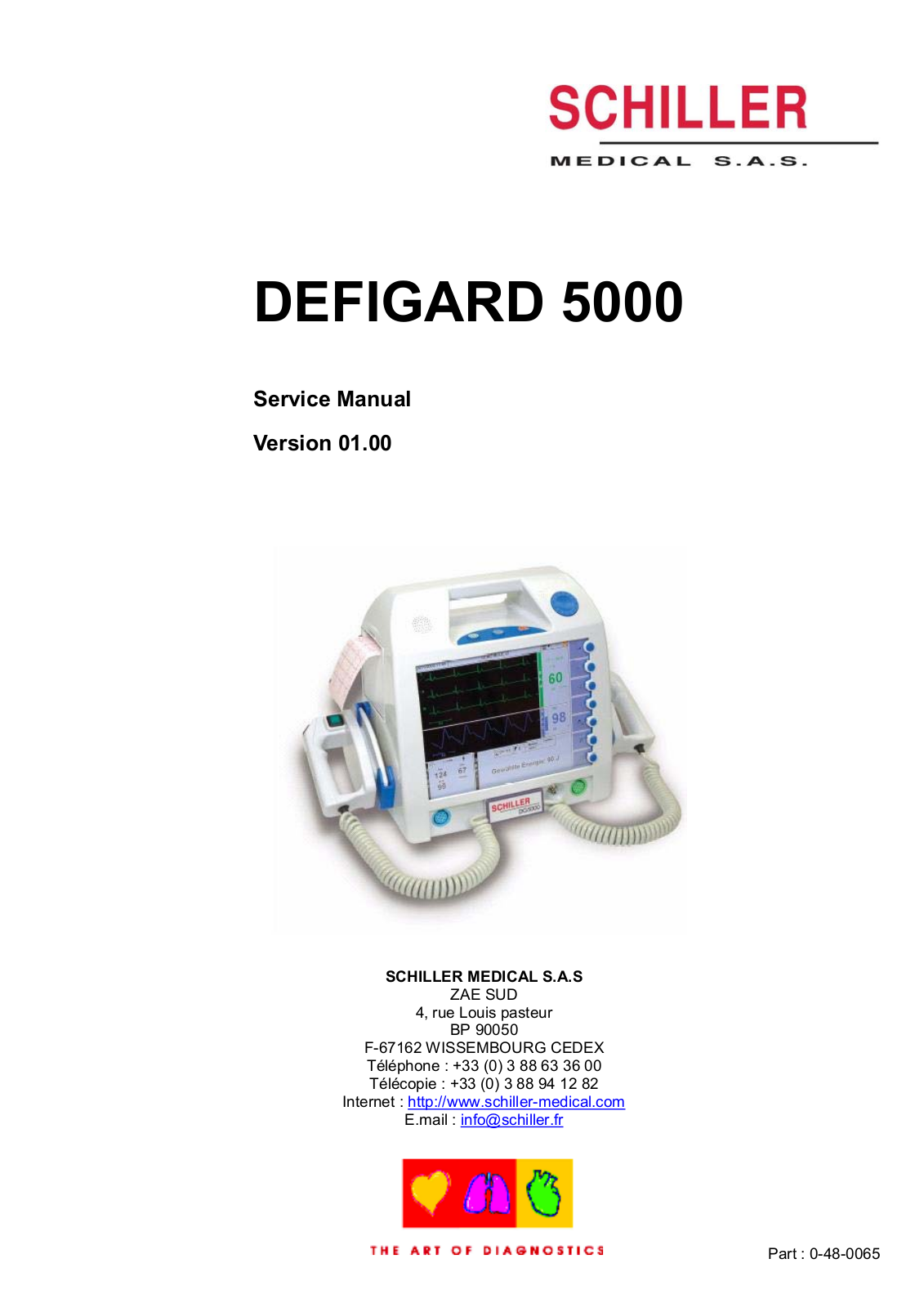 Schiller Defigard 5000 Service manual