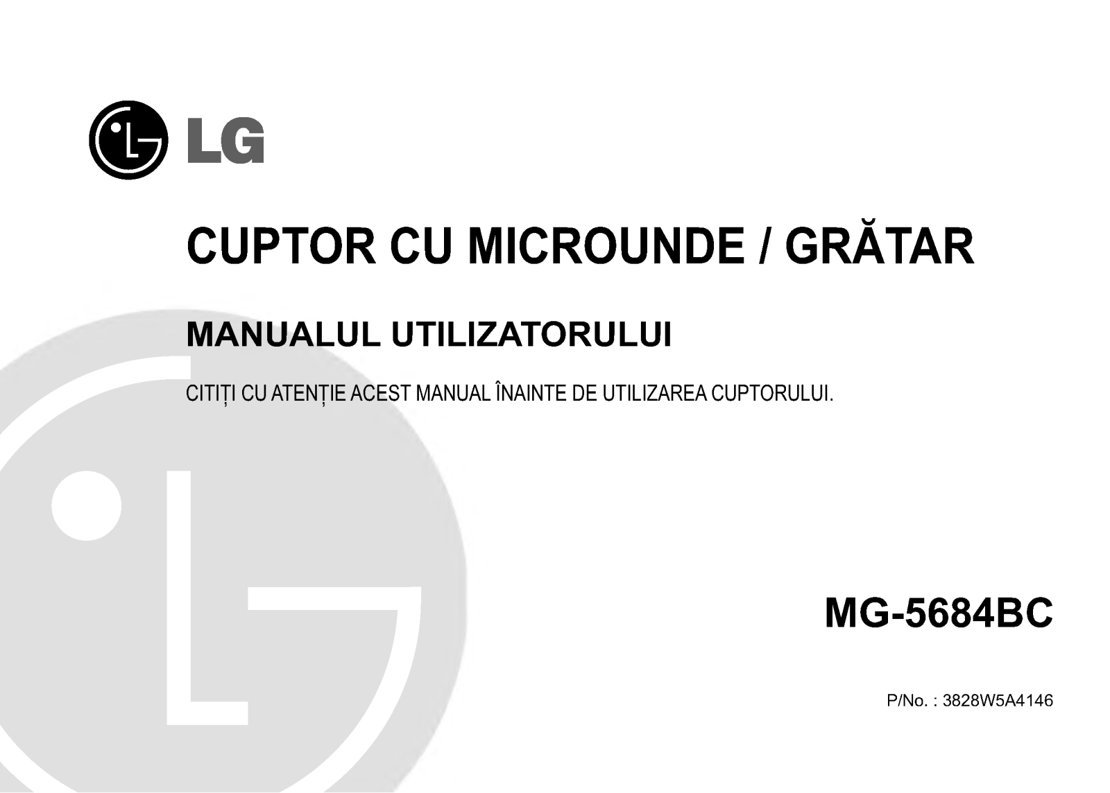 Lg MG-5684BC User Manual