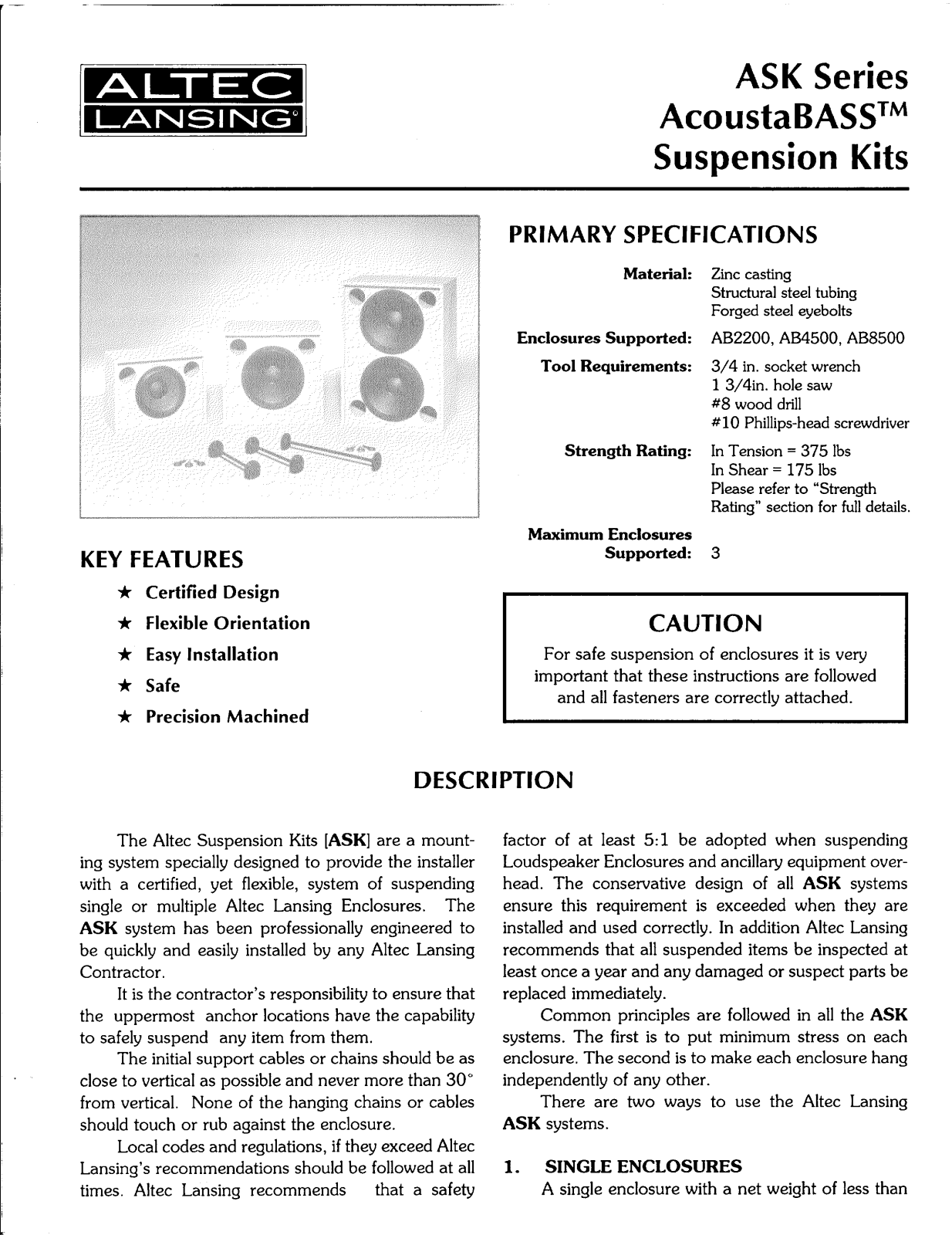 Altec lansing AB User Manual