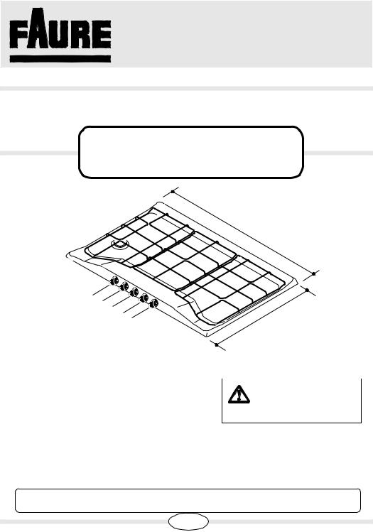 Faure CPG701W, CPG701X, CPG701T User Manual