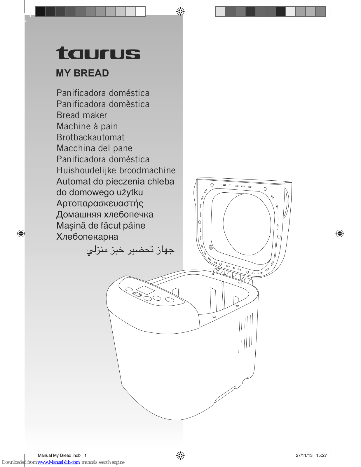 Taurus My Bread User Manual