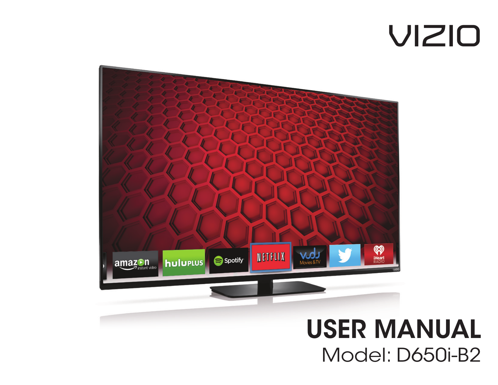 Vizio D650i-B2 User Manual