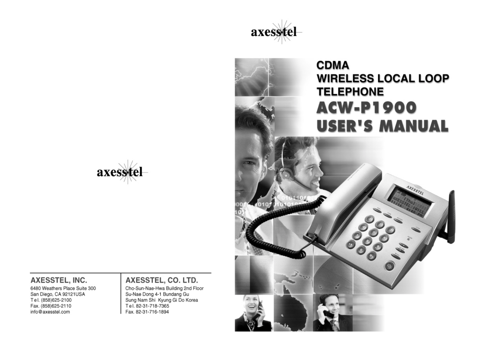 Axesstel ACWP1900 Users Manual