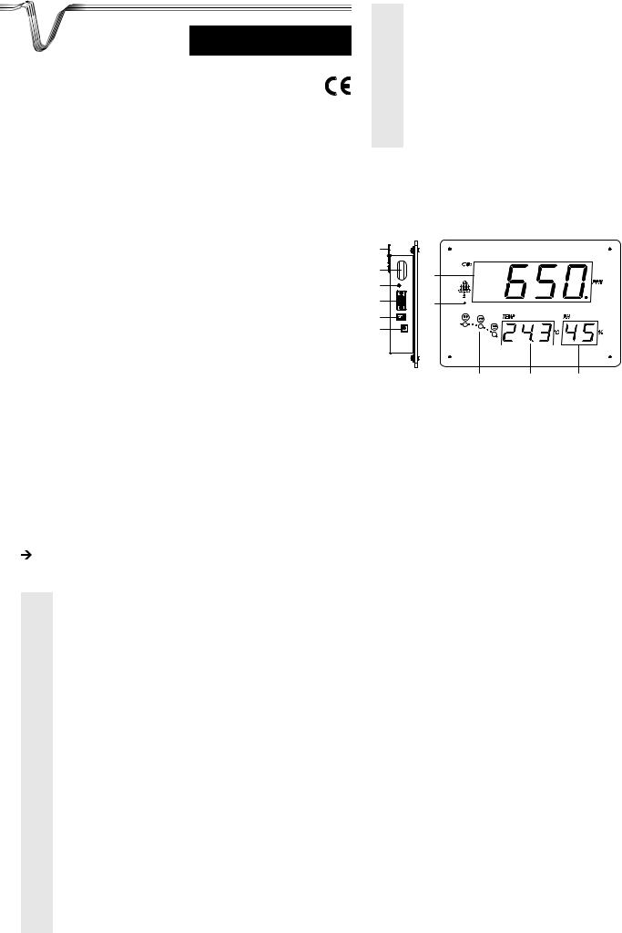 VOLTCRAFT CO-500 User guide