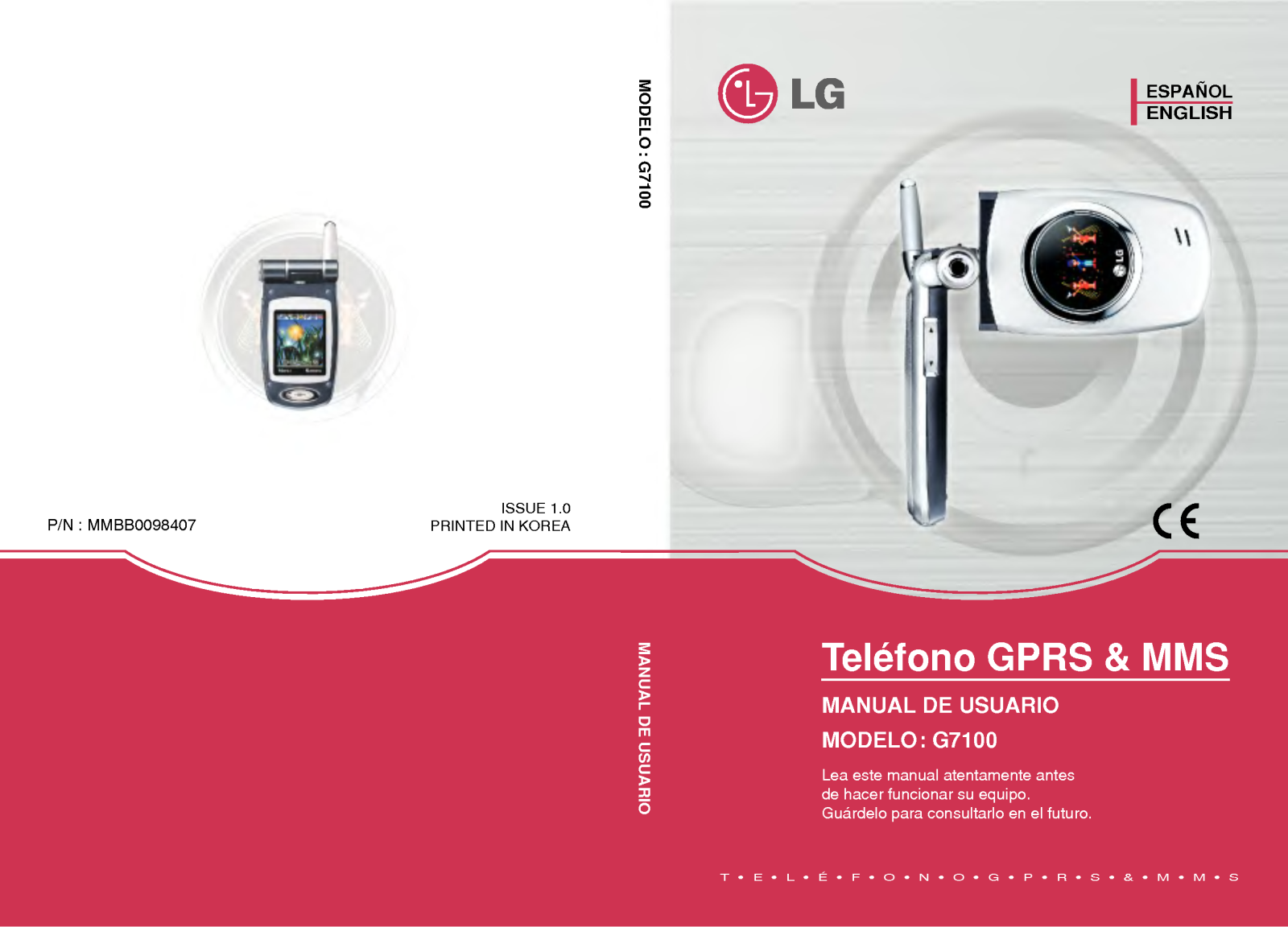 Lg G7100 User Manual