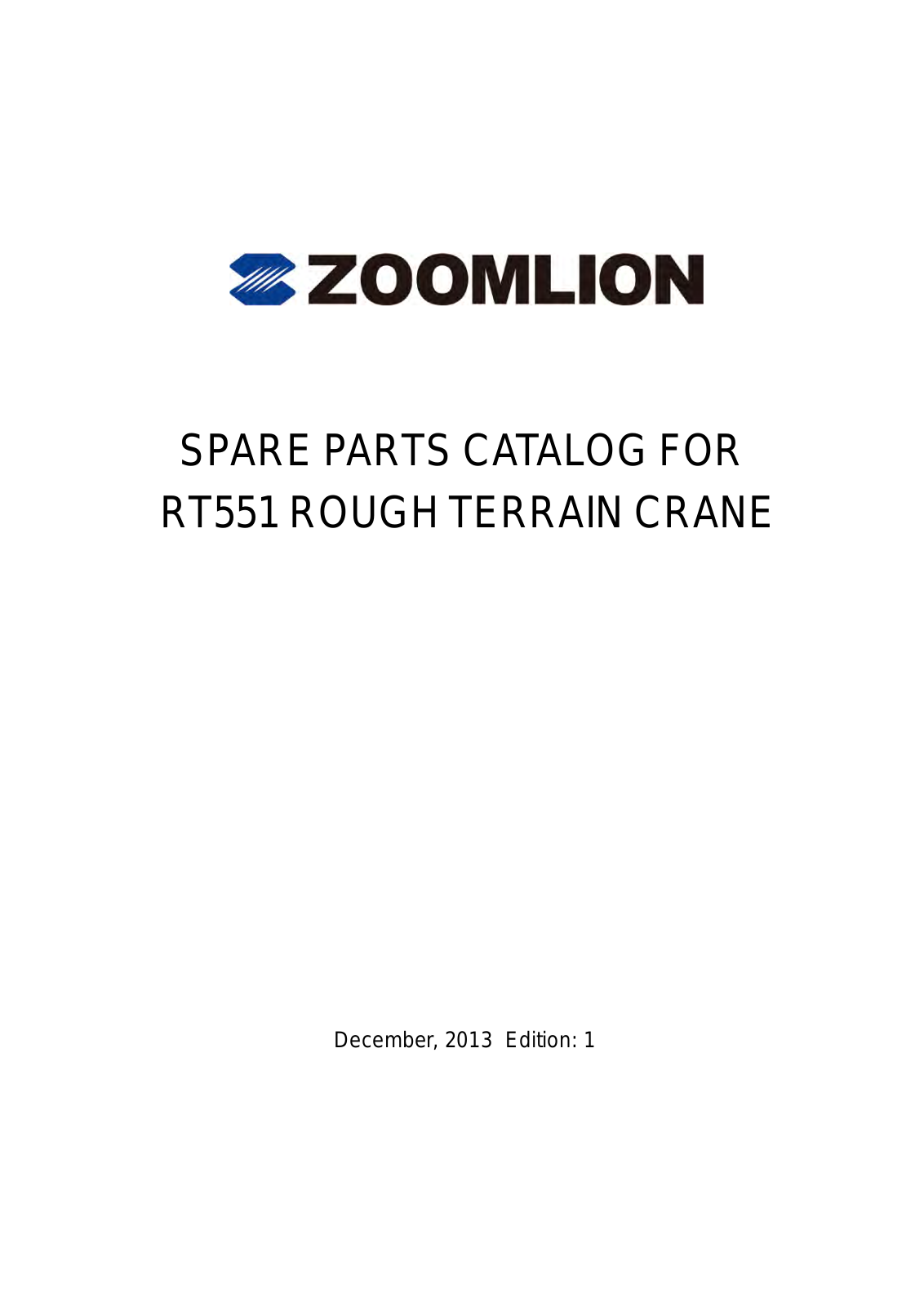 Zoomlion RT60 Service Manual