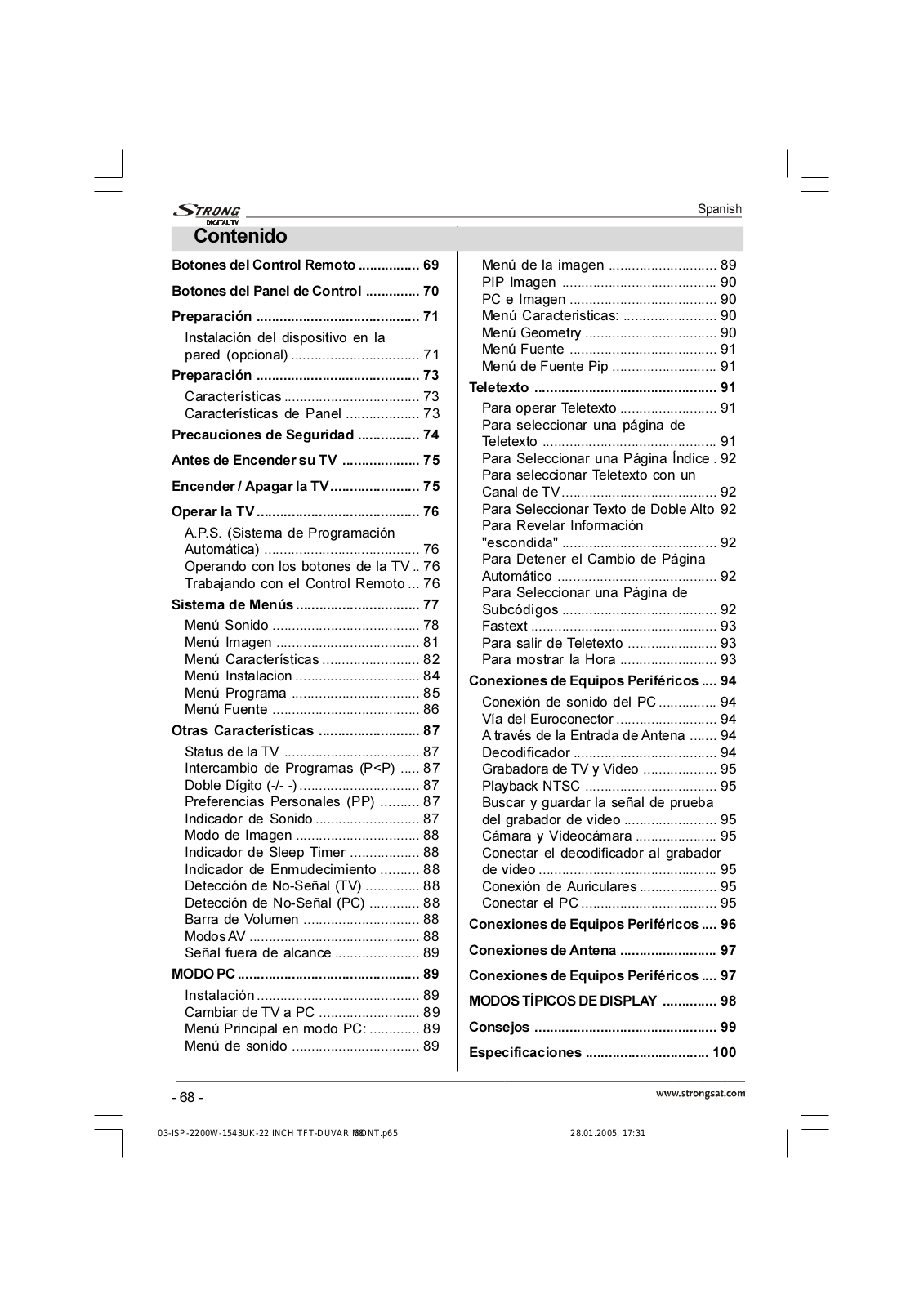 Strong SRT L2350 User Manual