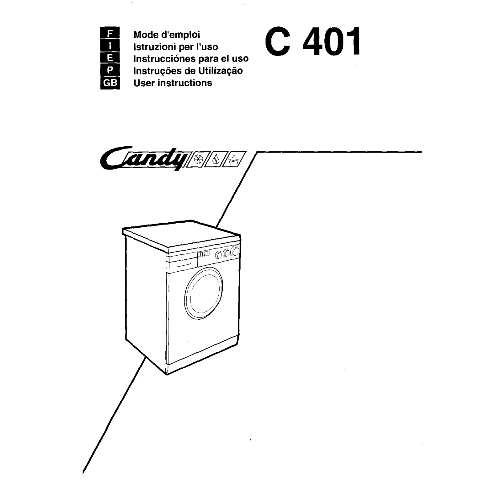 Candy C 401 Manual