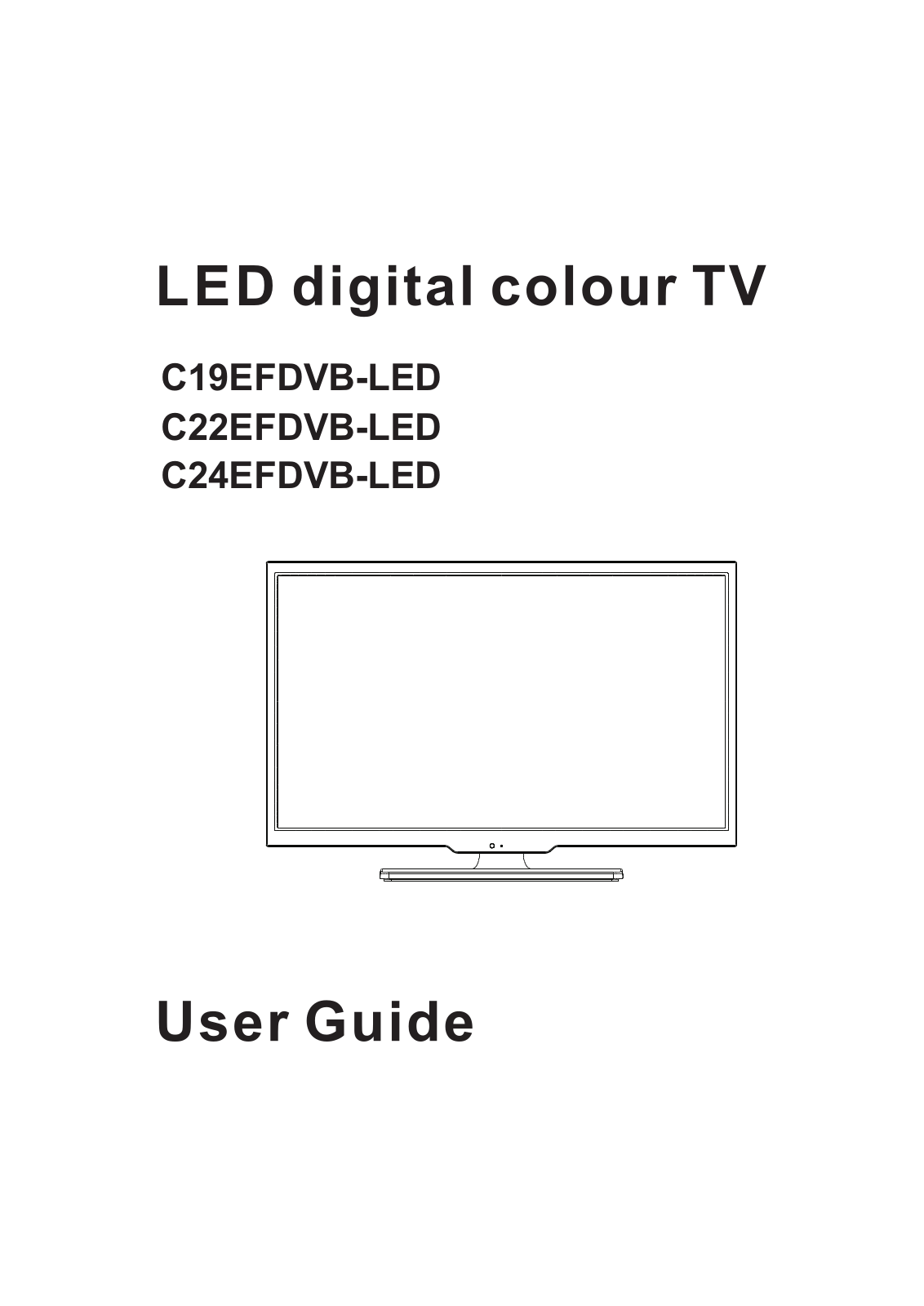 Cello C19EFDVB, C22EFDVB, C24EFDVB User Manual