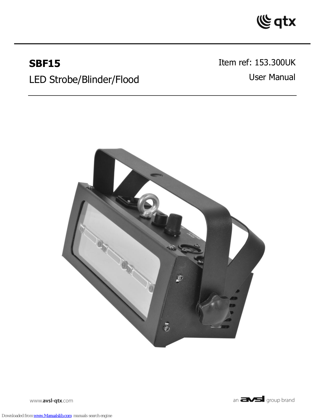 Qtx SBF15 User Manual