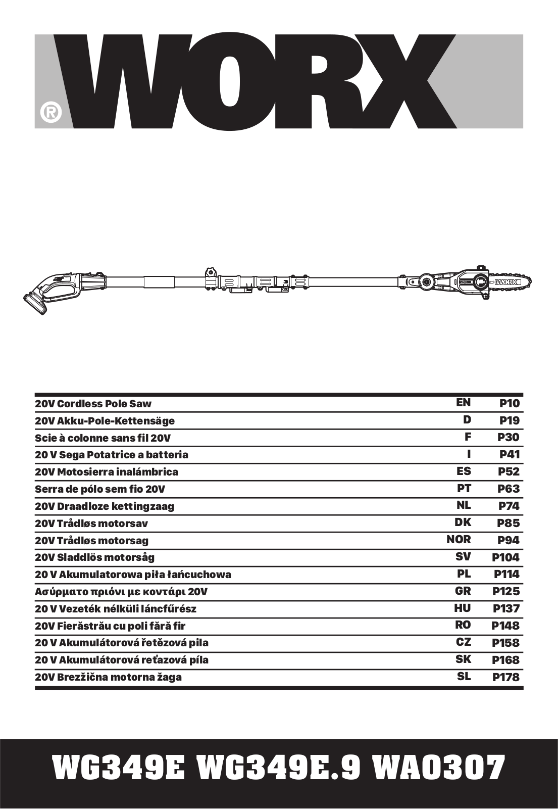 Worx WG349E, WG349E.9, WA0307 User guide - ManualMachine.com