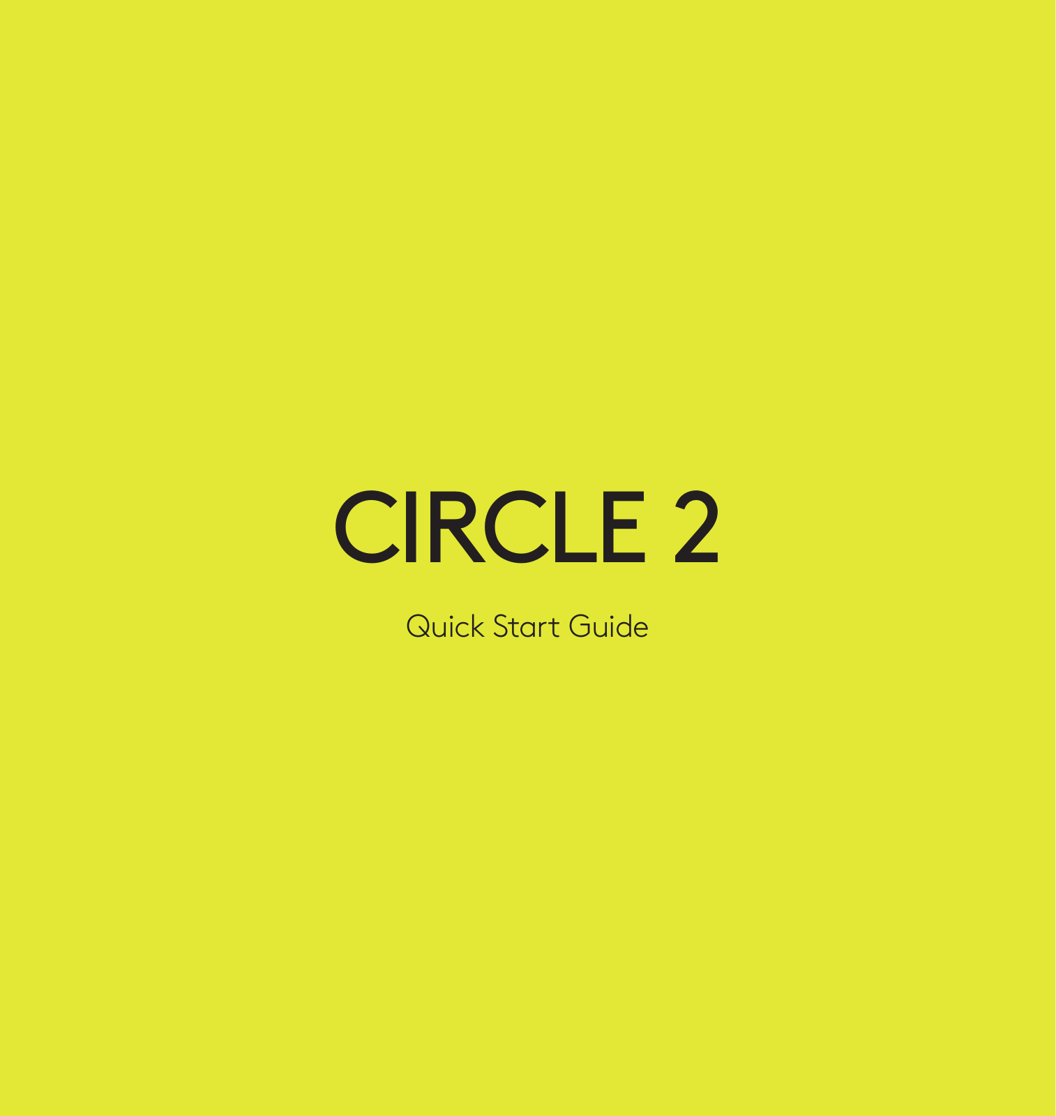 Logitech Circle 2 User Manual