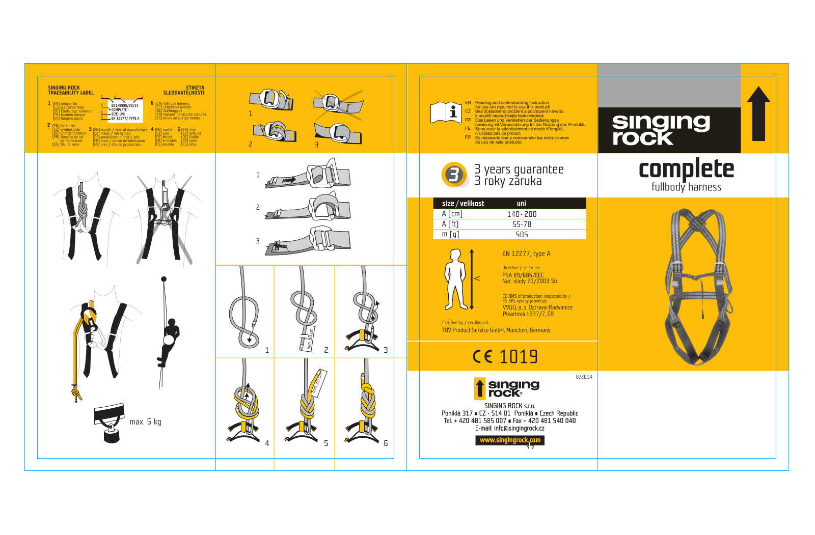 SINGING ROCK C0710BS User guide - ManualMachine.com
