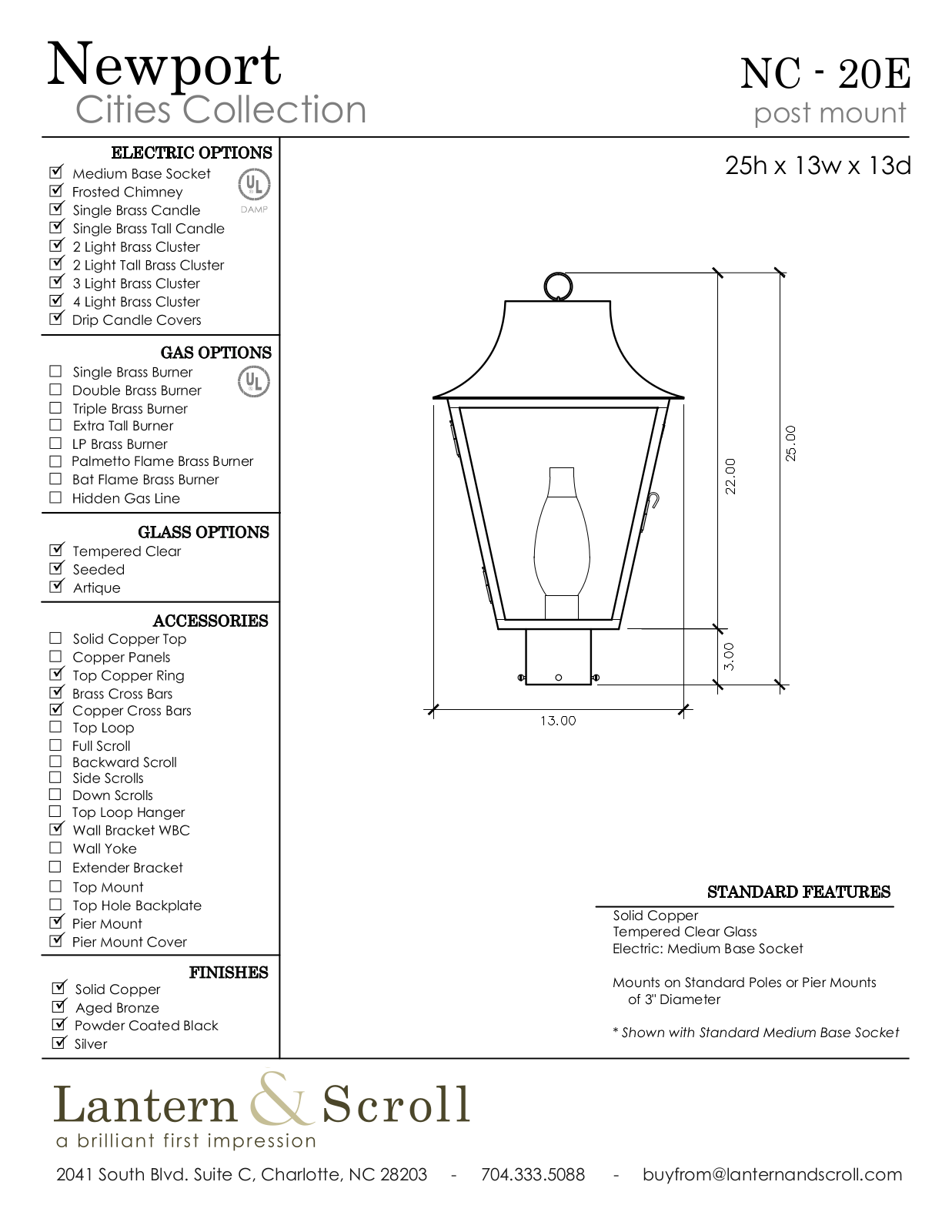 Lantern & Scroll LASC1128 Specifications - ManualMachine.com