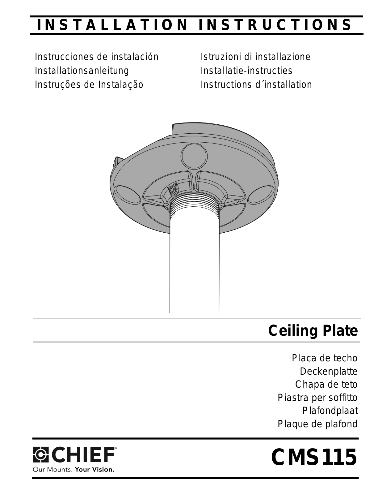 Chief CMS115 User Manual