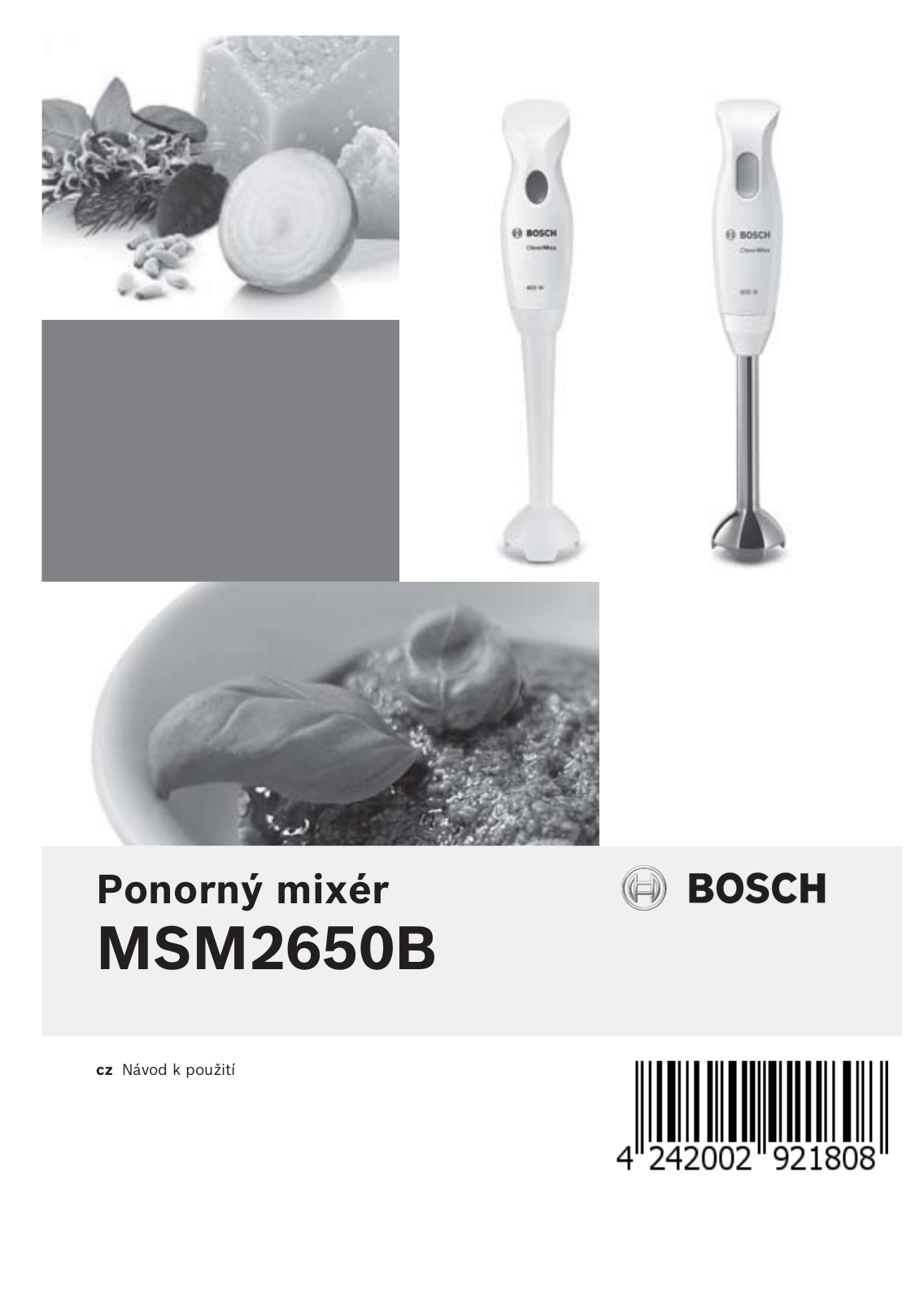 Bosch MSM2650B User Manual