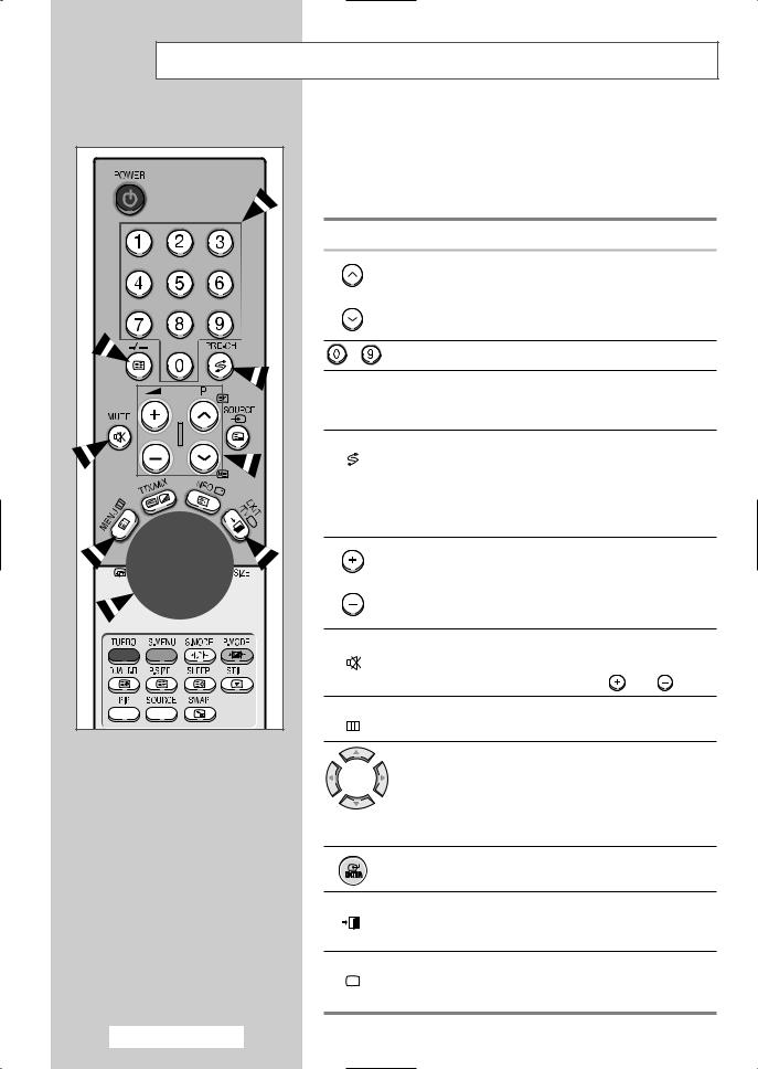 Samsung CW-29Z306V, CW-29M026T, WS-32M206T, CW-29M026V, CW-29M166T User Manual