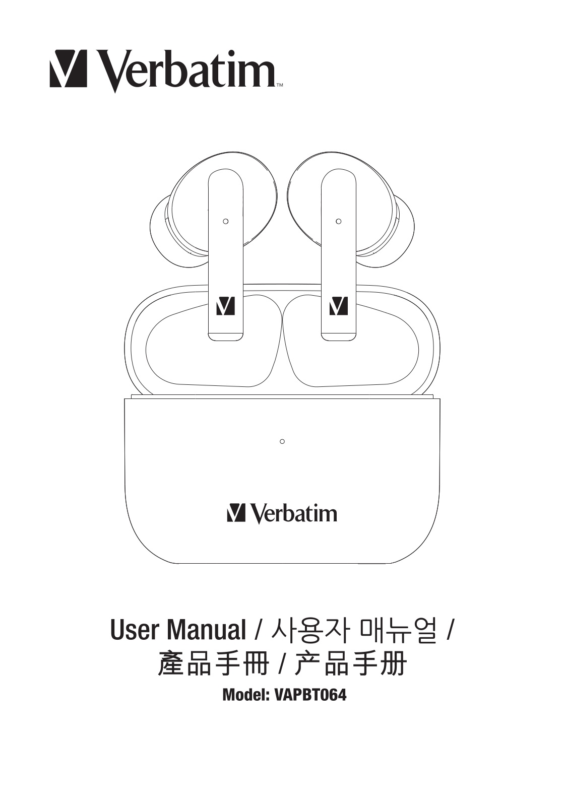 Verbatim VAPBT064 User Manual