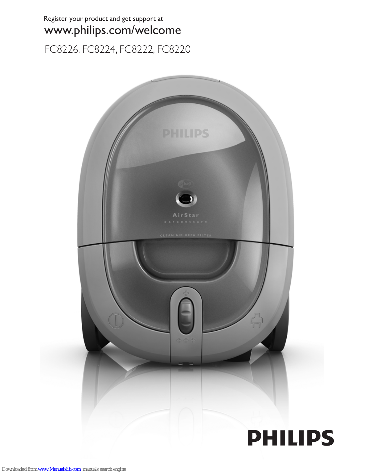 Philips FC8220/31, FC8220/02, FC8226/01, FC8224/01, FC8222/01 User Manual - ManualMachine.com