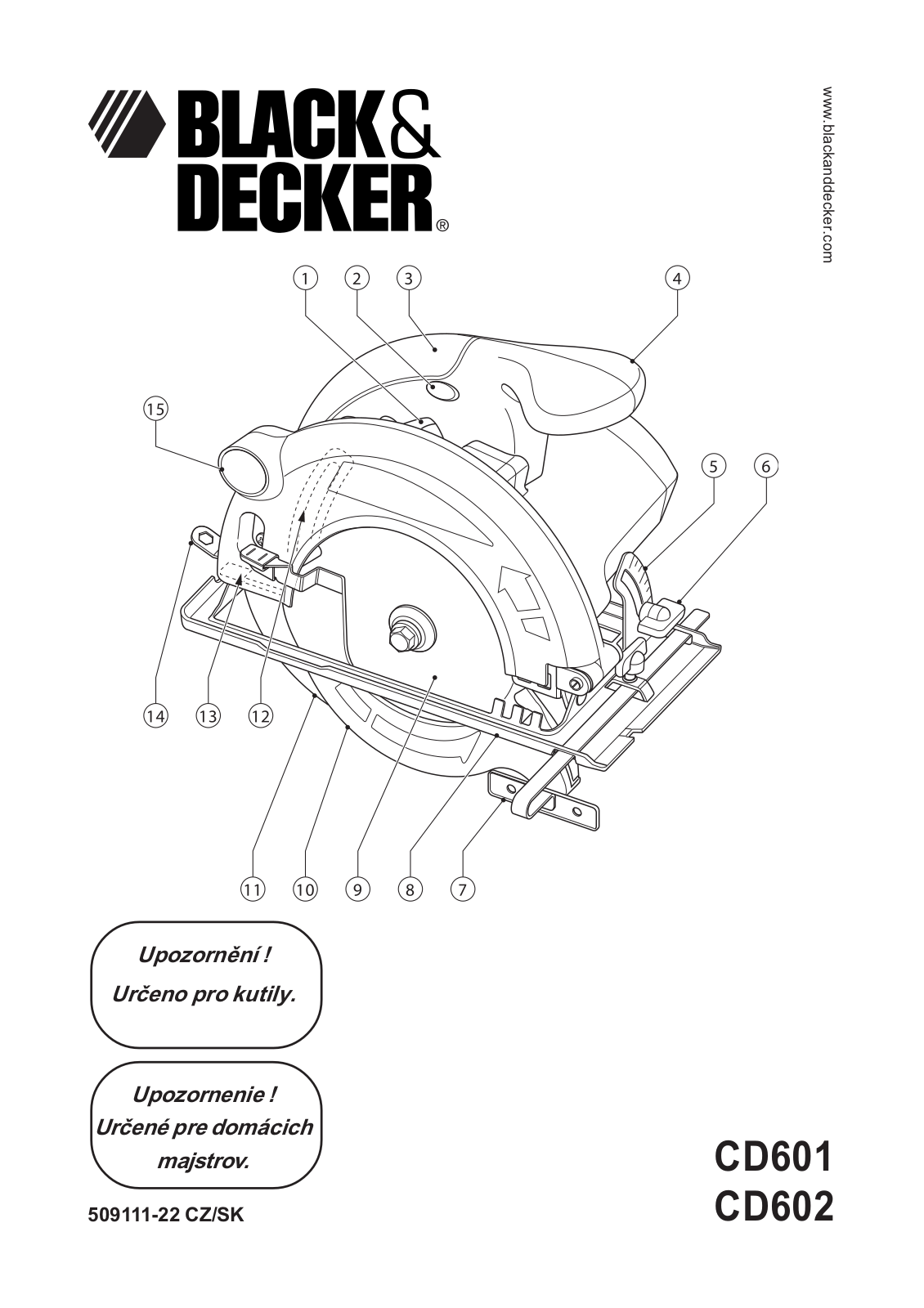 Black-Decker CD601 User Manual