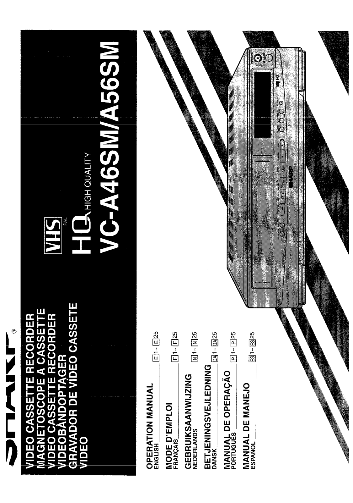 Sharp VC-A46SM, VC-A56SM User Manual