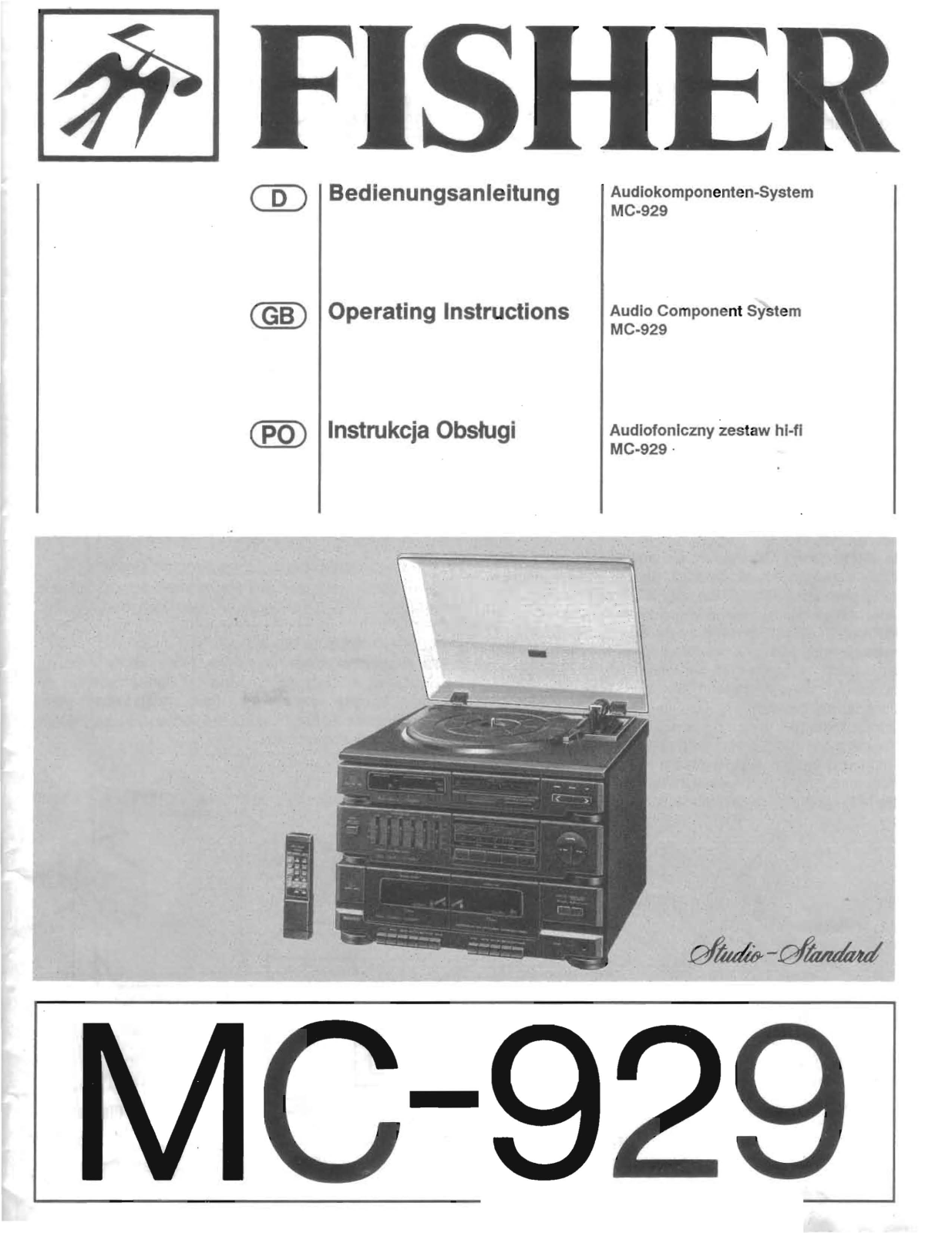 Fisher MC-929 Schematic - ManualMachine.com