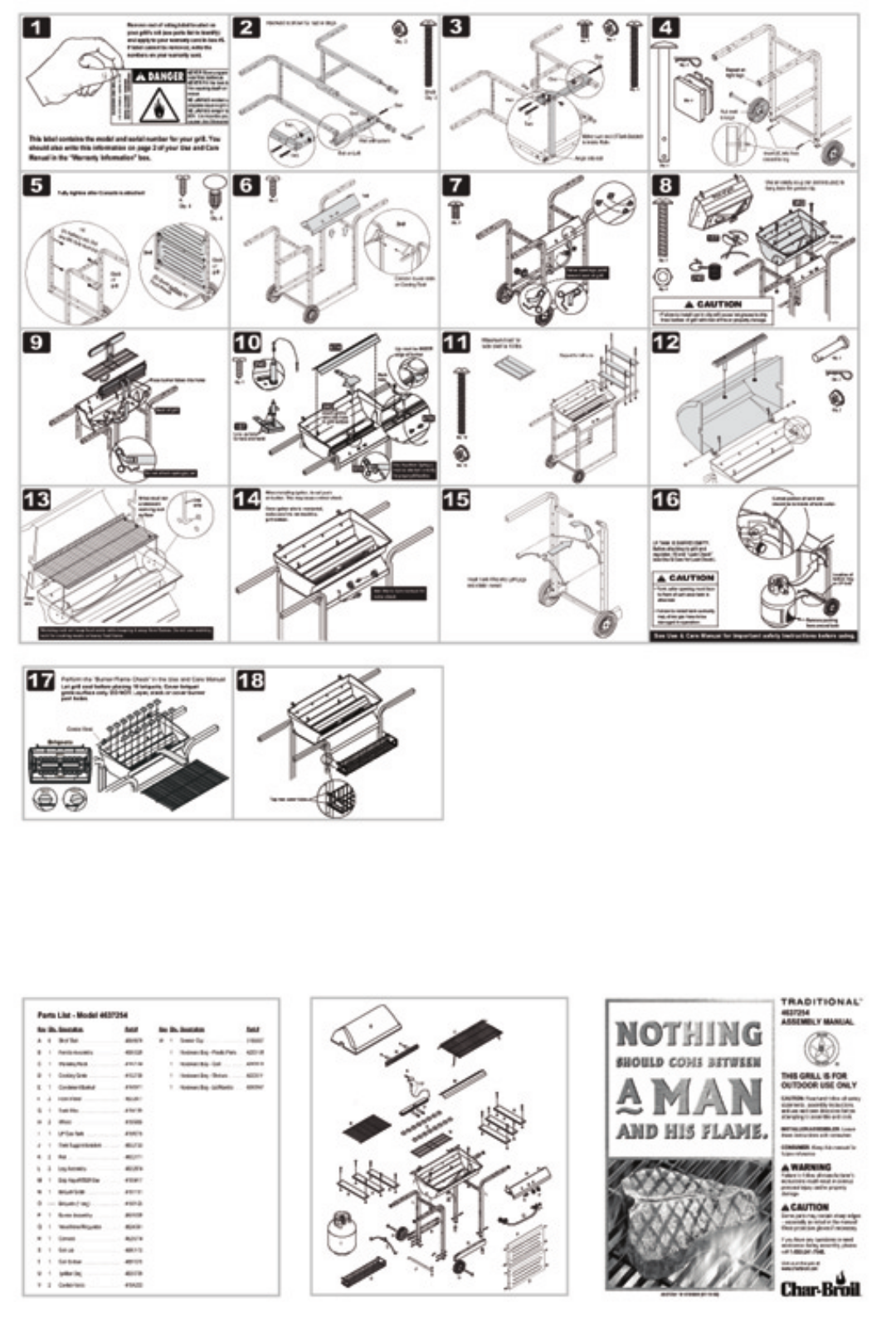 Charbroil 4637254 Owner's Manual