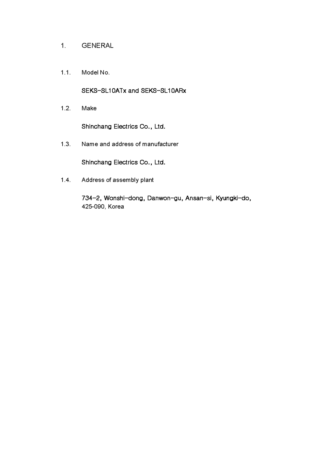 MOBASE ELECTRONICS SEKS SL10ATX, SEKS SL10ARX User Manual