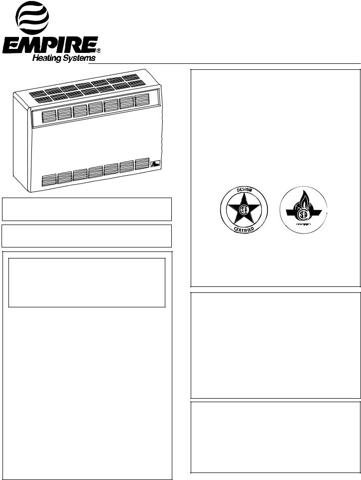 Empire Comfort Systems DV-35-2SG User Manual