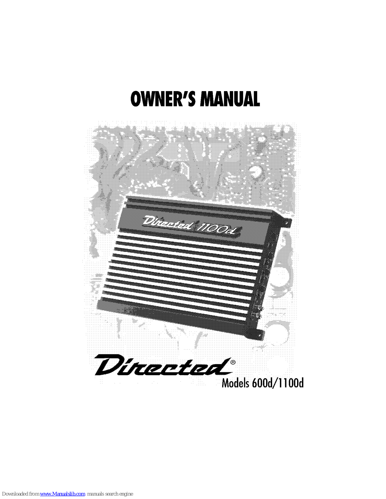 Directed Audio 600d, 1100d Owner's Manual