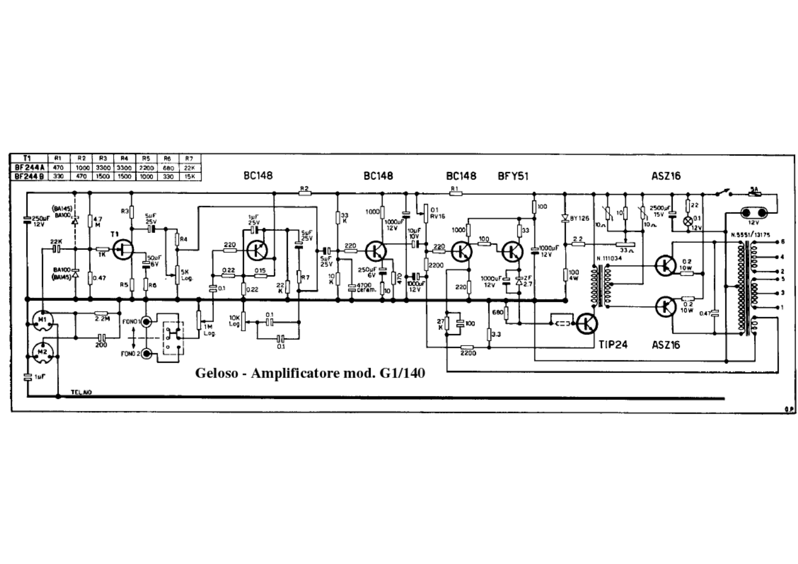 Geloso g1 140 schematic