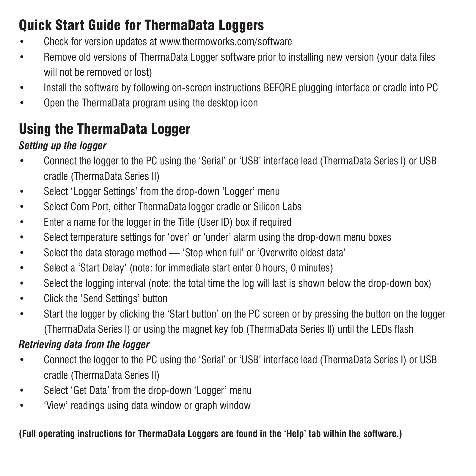 ThermoWorks 293-701 User Manual