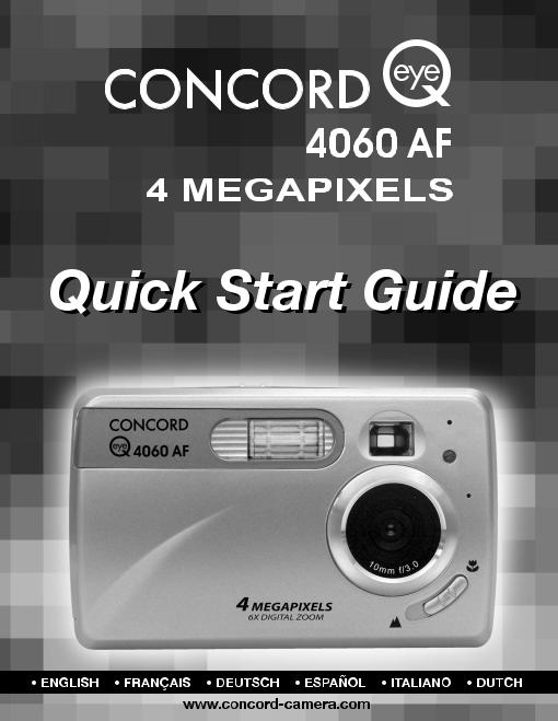 Concord EYE-Q 4060 AF QUICK START GUIDE