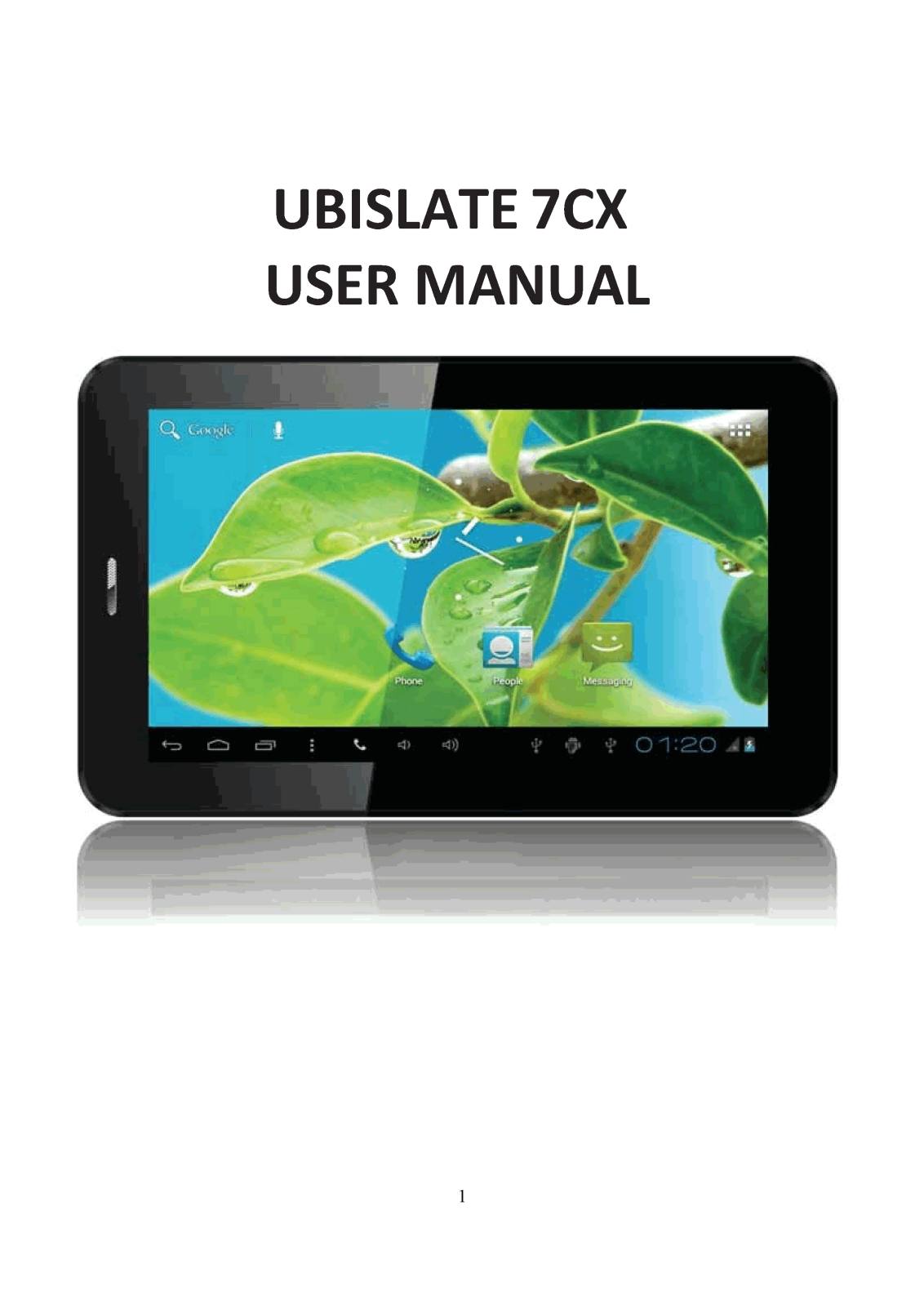 Datawind Ubislate 7CX User Manual