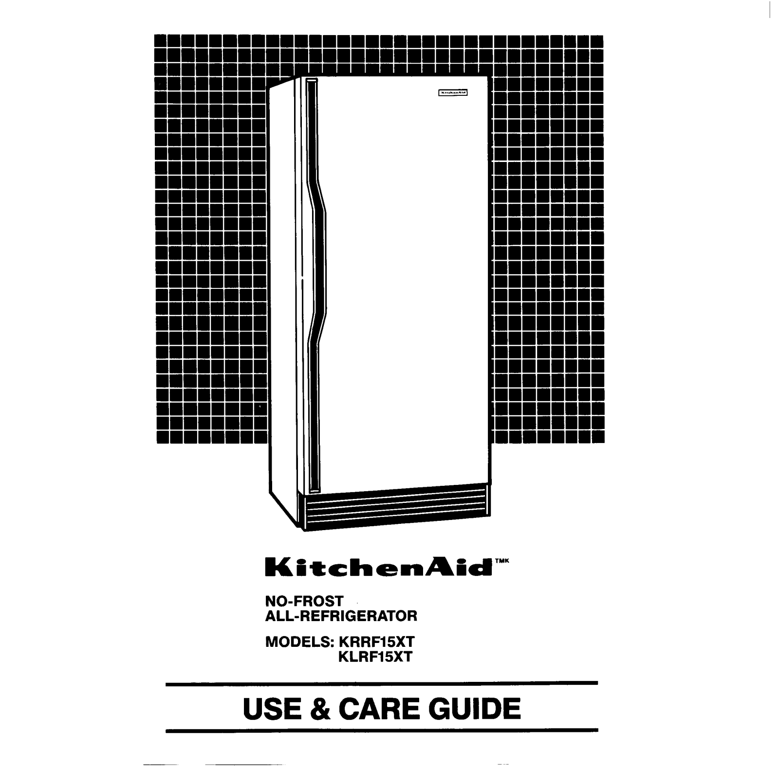 KitchenAid KRRF15XT, KLRF15XT Owner's Manual