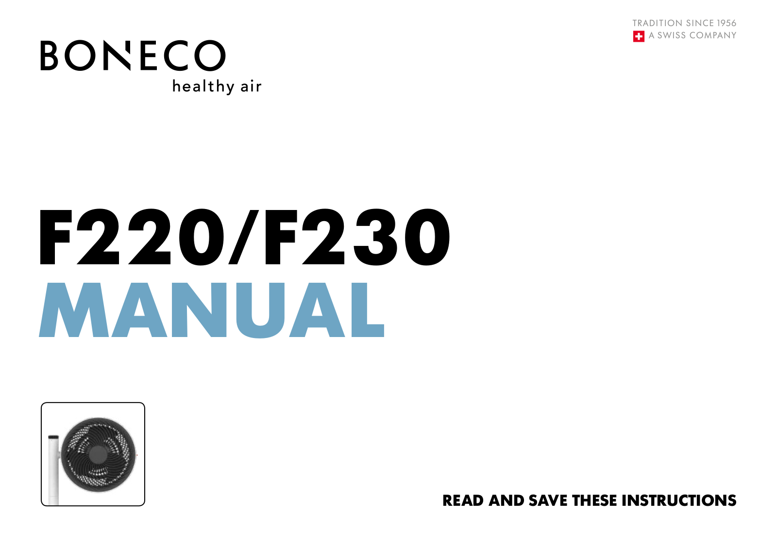 Boneco F230 User Manual