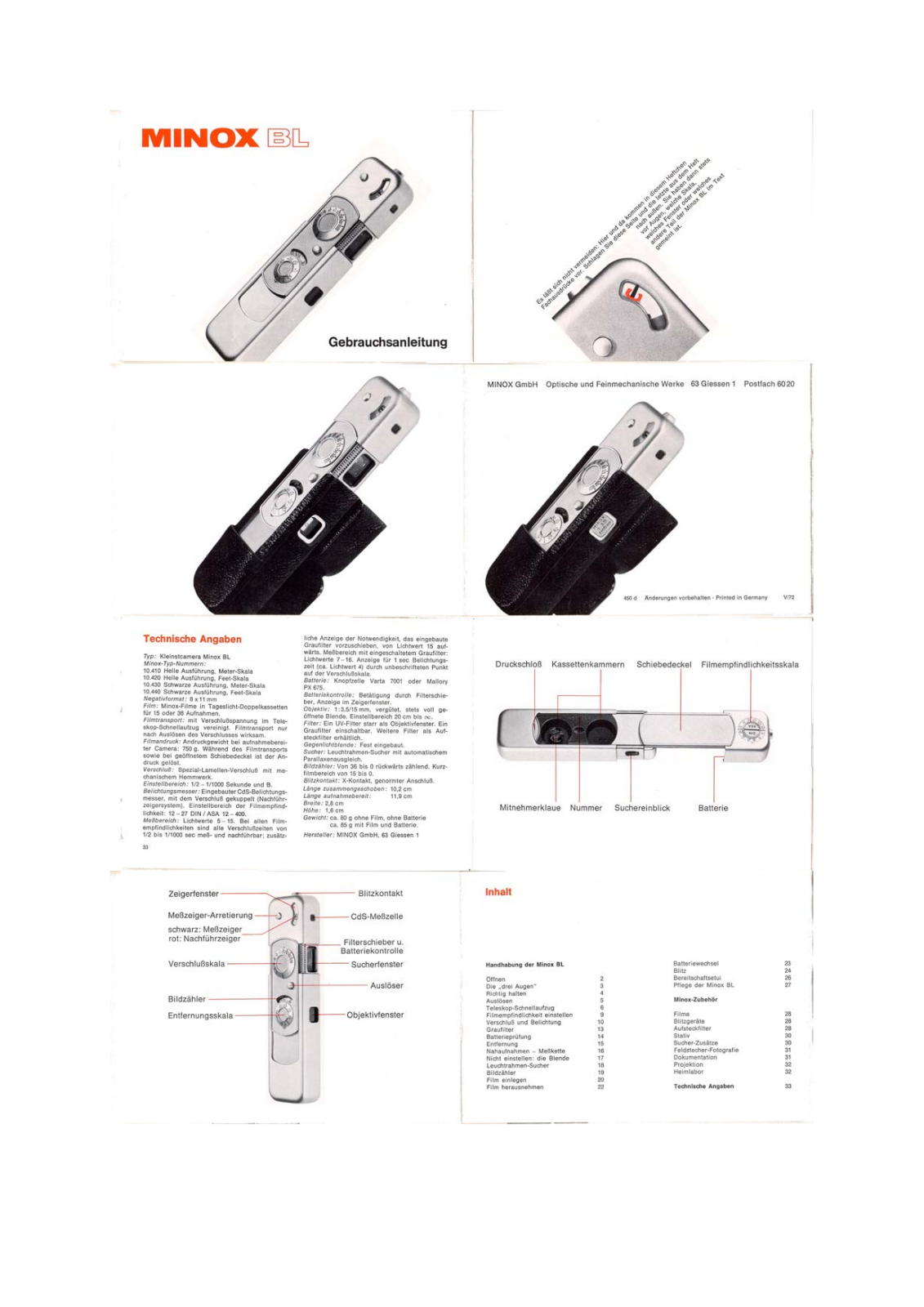 MINOX BL User Manual