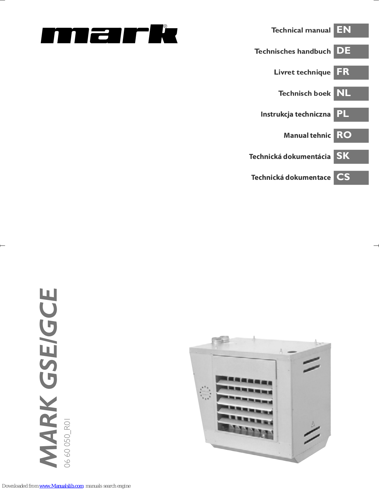 Mark GSE, GCE, GNSE, GNCE Technical Manual