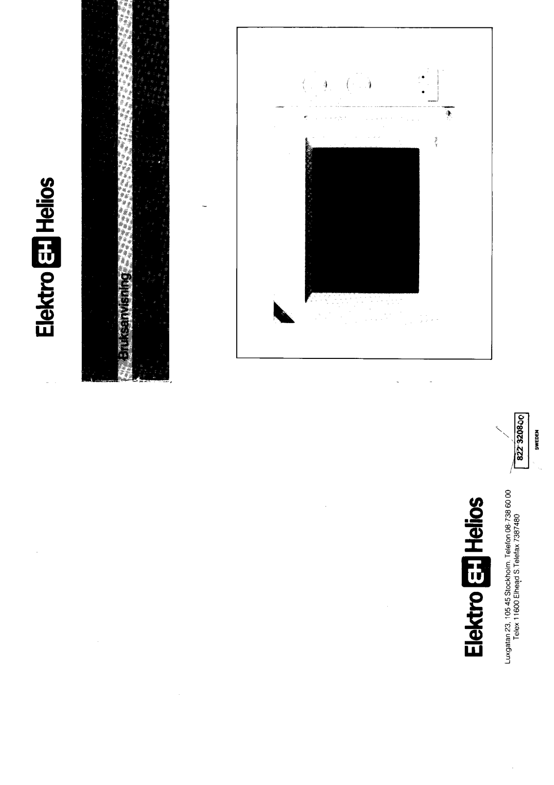 Elektro helios HC766 User Manual