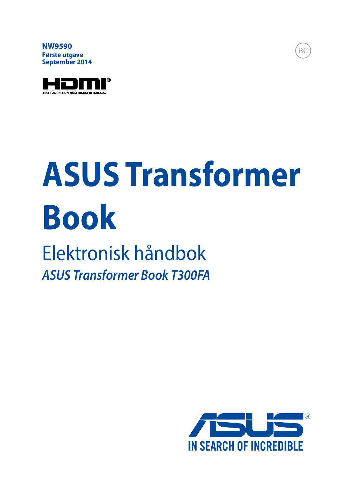 Asus T300FA User’s Manual