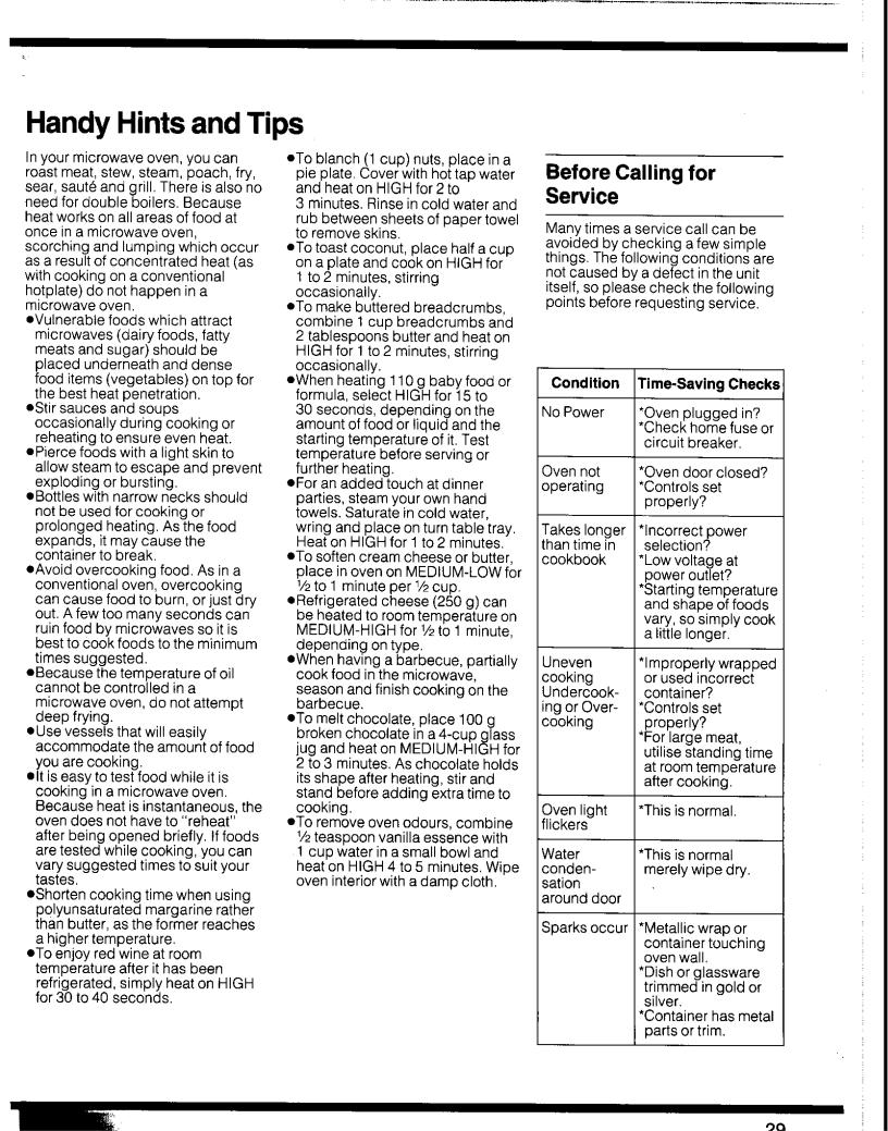 PANASONIC NN 8850 User Manual