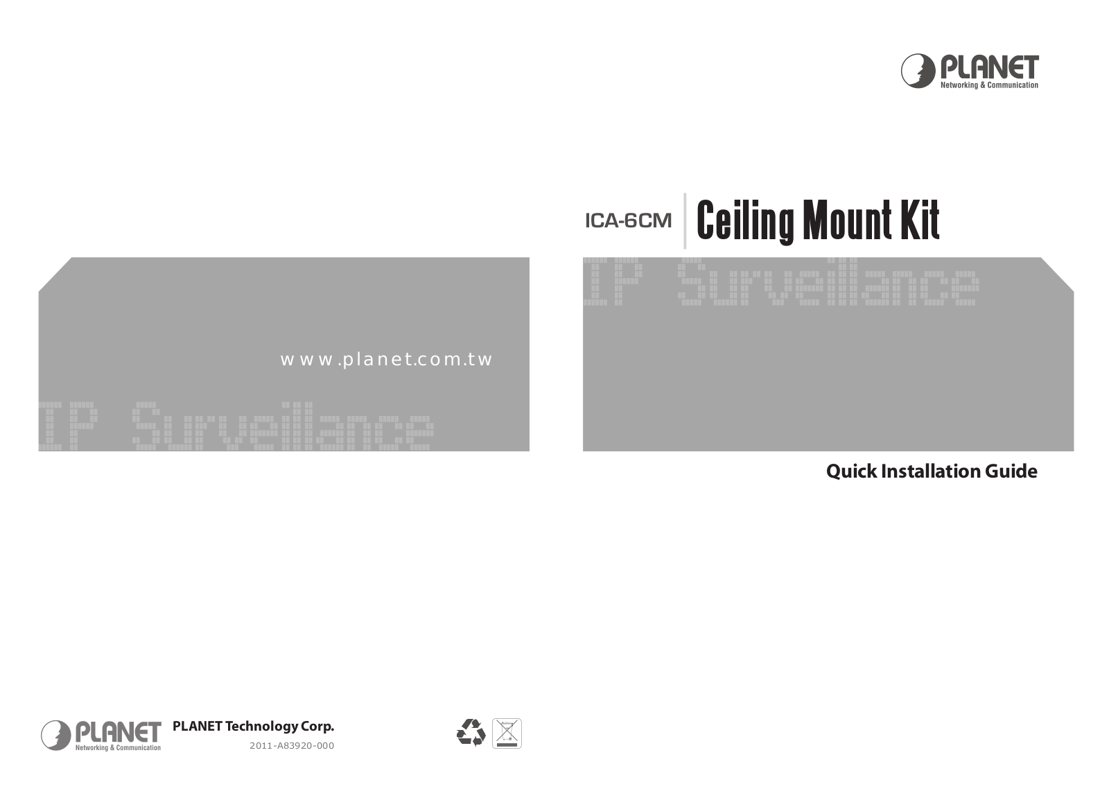 Planet Technology ICA-6CM User Manual