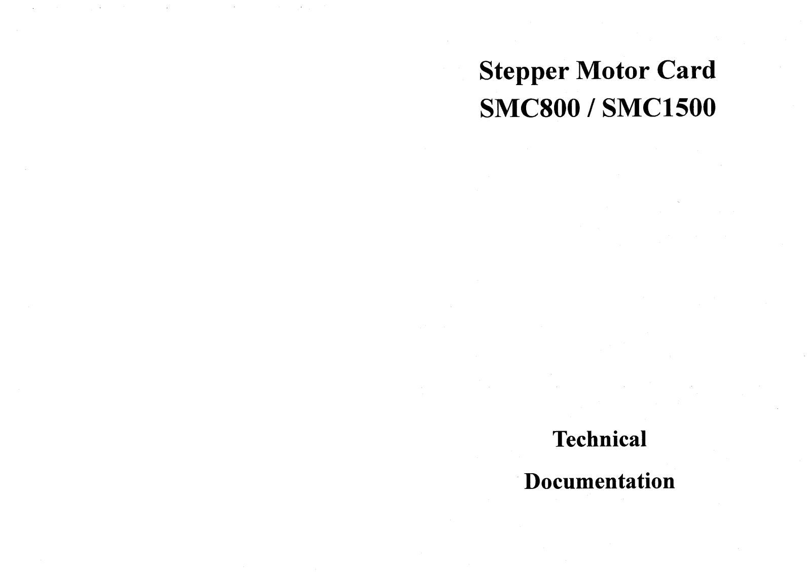 Emis SMC-1500, SMC800 Technical data