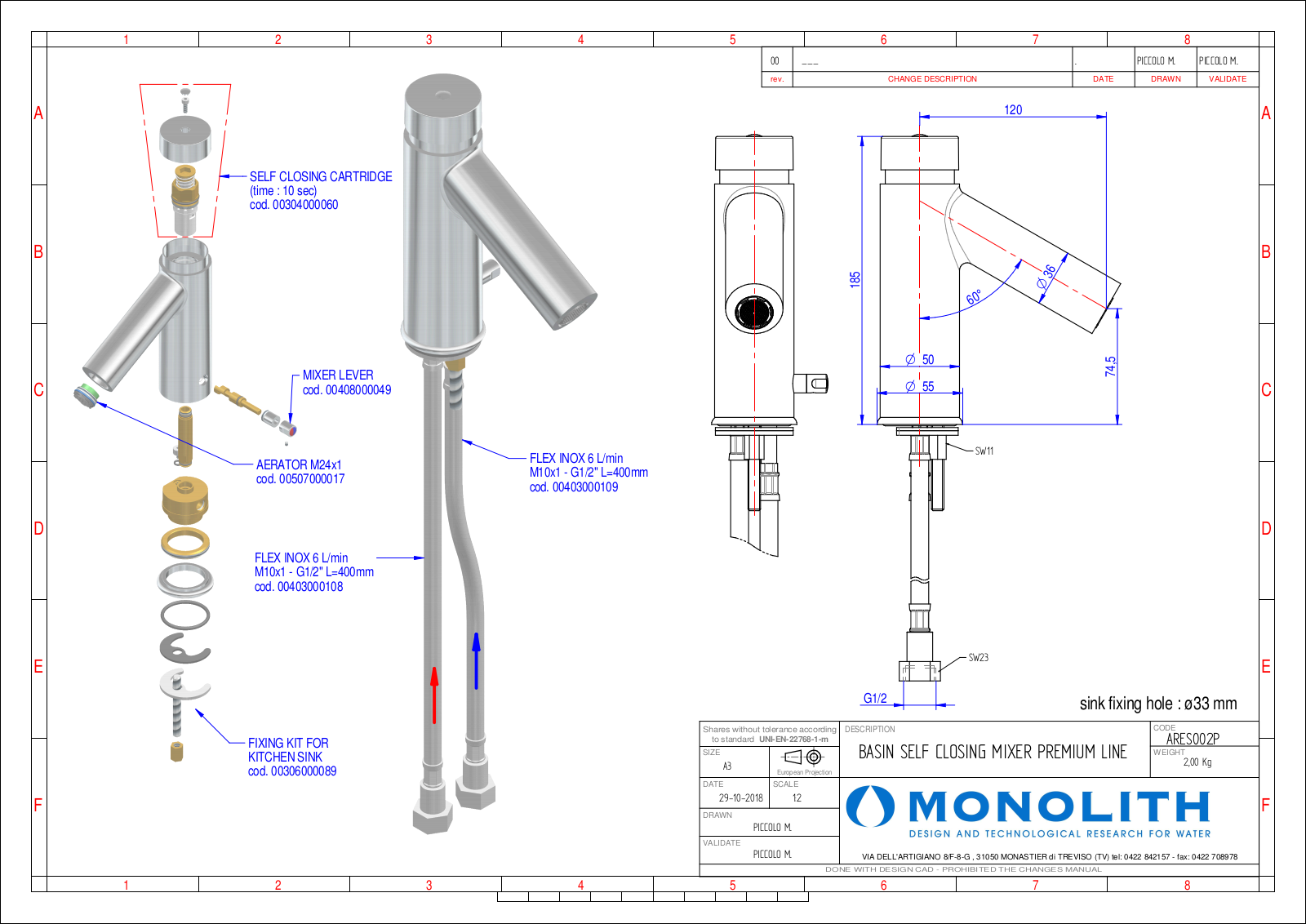 Monolith ARES002P Drawing - ManualMachine.com
