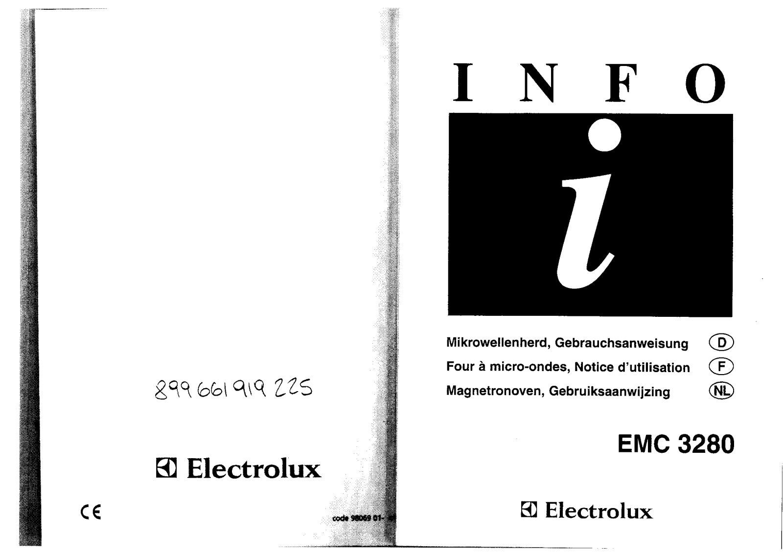 electrolux EMC3280 User Manual