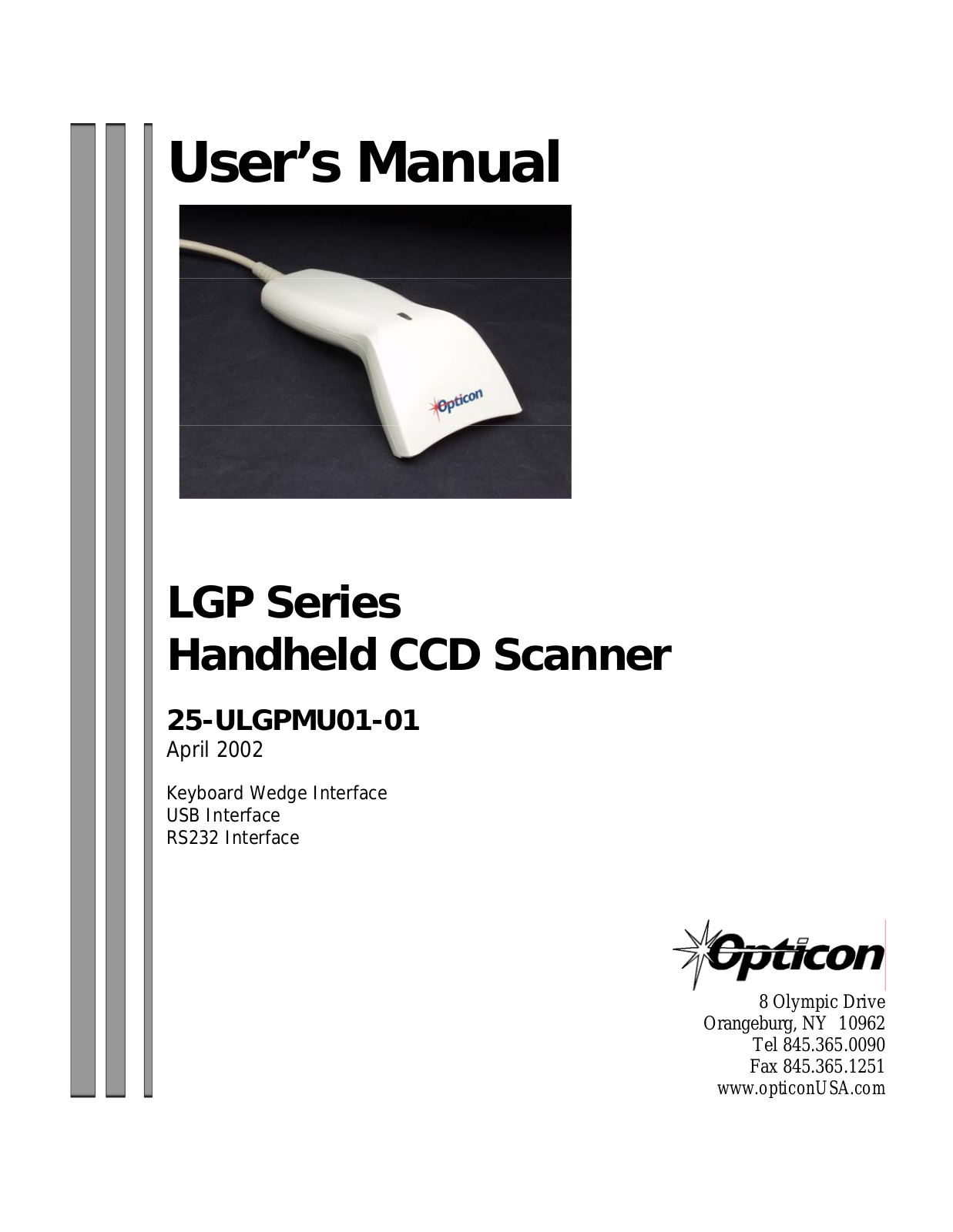 Opticon RS232 User Manual