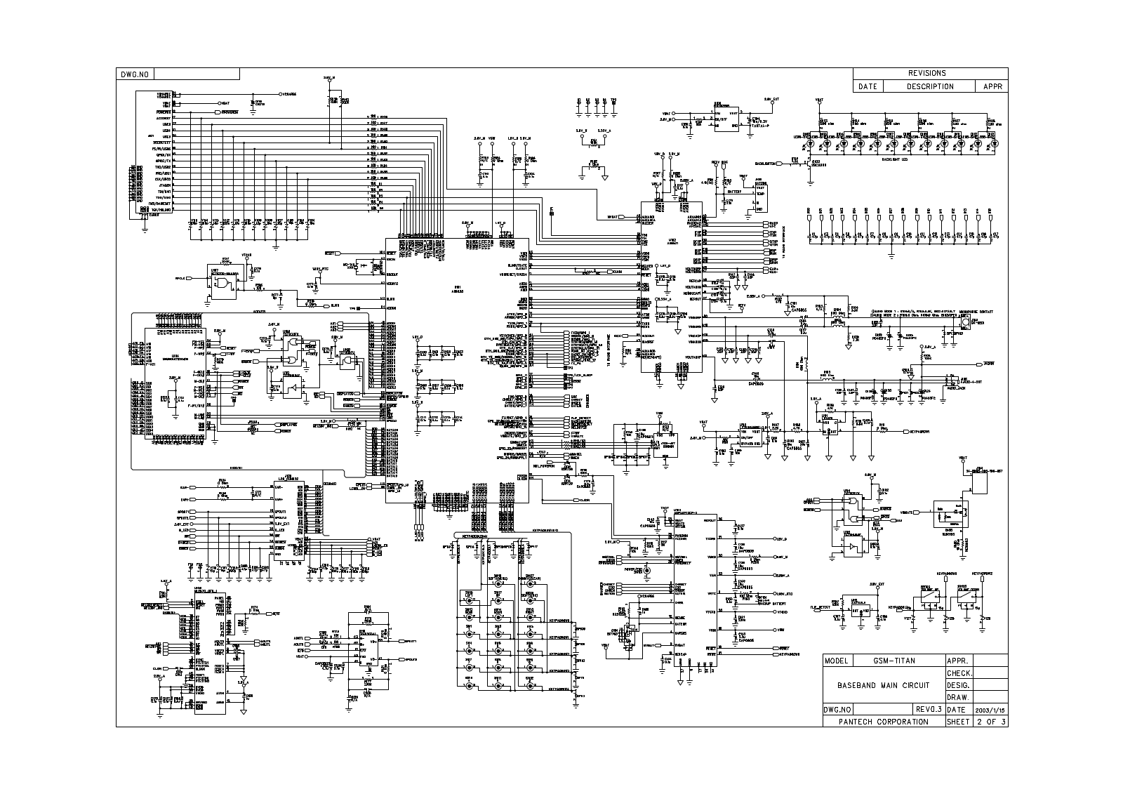 PANTECH G200 Exploded View and Its Parts List 2